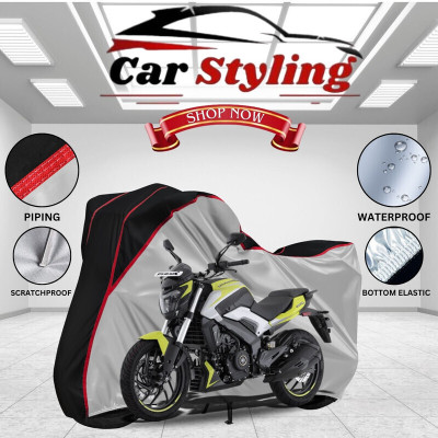 OliverX Waterproof Two Wheeler Cover for Bajaj(Dominar 250, Multicolor)