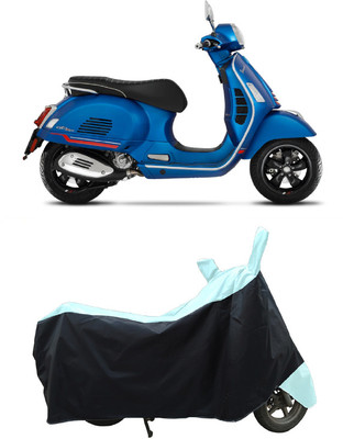 Coxtor Waterproof Two Wheeler Cover for Vespa(GTS Super 300 BS6, White)