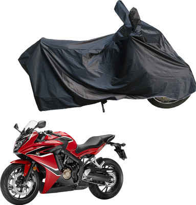 Motodreka Waterproof Two Wheeler Cover for Honda(CBR 650F, Black)
