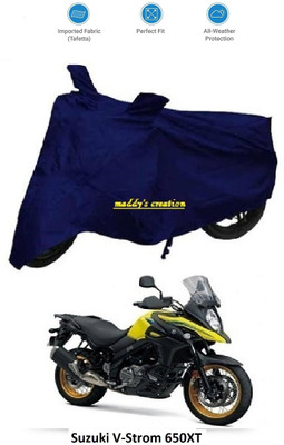 AutoRash Waterproof Two Wheeler Cover for Suzuki(V Strom 650, Blue)