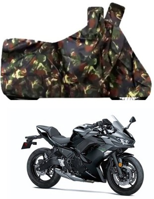 Furious3D Two Wheeler Cover for Kawasaki(Ninja 650 BS6, Multicolor)