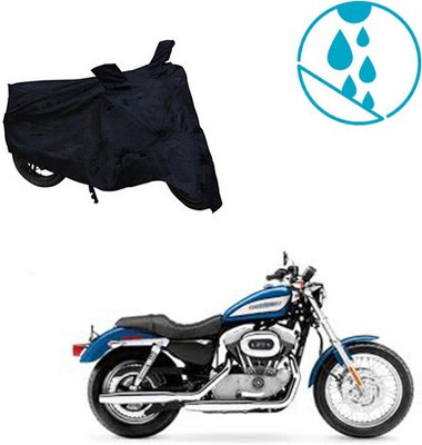 MMSSTAR Waterproof Two Wheeler Cover for Harley Davidson(XL 883, Black)