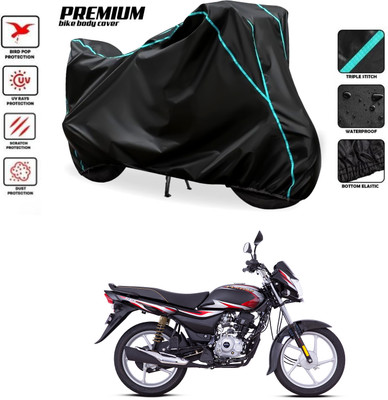 SThanaveX Waterproof Two Wheeler Cover for Bajaj(Platina 100 DTS-i, Black)