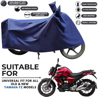 MADAFIYA Two Wheeler Cover for Yamaha(FZS-FI BS6, Blue)