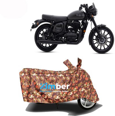 AutoRash Two Wheeler Cover for JAWA(Forty Two, Blue)