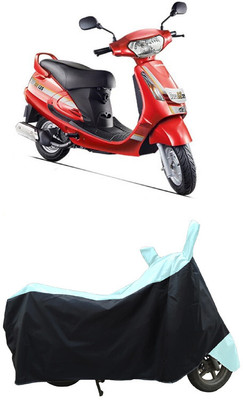 Coxtor Waterproof Two Wheeler Cover for Mahindra(Duro 125, White)