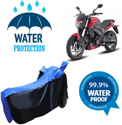 RTS COLLECTIONS Waterproof Two Wheeler Cover for Bajaj(Dominar, Multicolor)