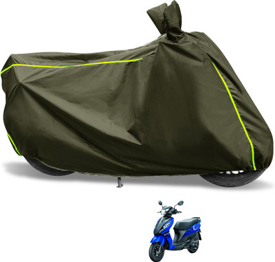 Euro Care Waterproof Two Wheeler Cover for Suzuki(Let's, Green)