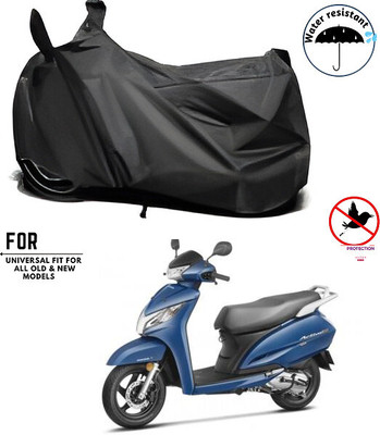 SK AUTO Waterproof Two Wheeler Cover for Honda(Black)