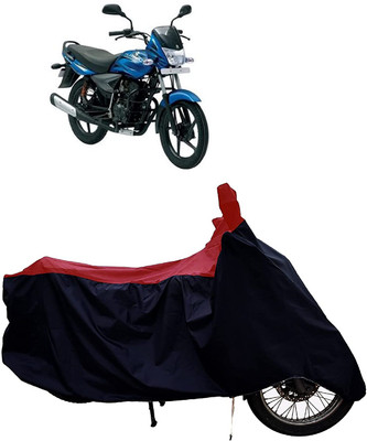 KEDIT Two Wheeler Cover for Bajaj(Platina 125, Red, Black)