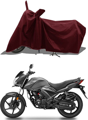KEDIT Two Wheeler Cover for Honda(CBZ, Maroon)