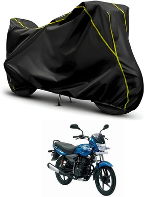 PAGORA Waterproof Two Wheeler Cover for Bajaj(Platina 125, Black, Black)