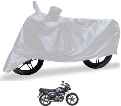 Auto Hub Waterproof Two Wheeler Cover for Hero(Super Splendor, Silver)