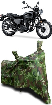 ATBROTHERS Waterproof Two Wheeler Cover for Kawasaki(W800, Multicolor, Green)