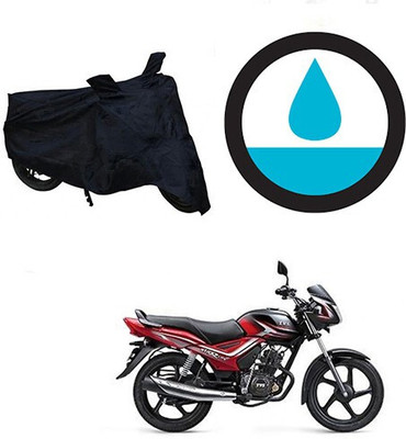 DeepShakshi AUTOMOTIVE Waterproof Two Wheeler Cover for TVS(Star City, Black)