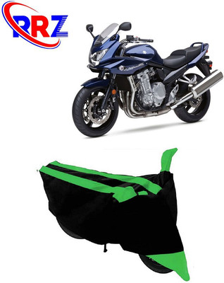 RRZ Waterproof Two Wheeler Cover for Suzuki(Bandit, Black, Green)