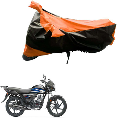 Mdstar Waterproof Two Wheeler Cover for Honda(CD, Black, Blue)