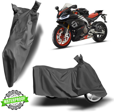 ROYAL AUTO MART Waterproof Two Wheeler Cover for Aprilia(RS 660, Grey)