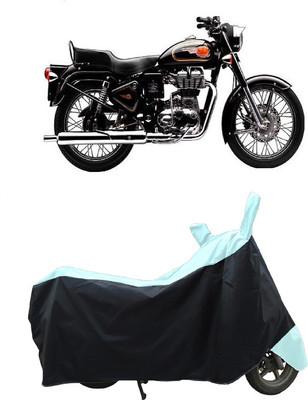 Coxtor Waterproof Two Wheeler Cover for Royal Enfield(Bullet 350 Twinspark, White)