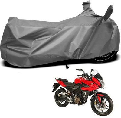 Varnwal E Commerce Waterproof Two Wheeler Cover for Bajaj(Pulsar AS 150, Grey)