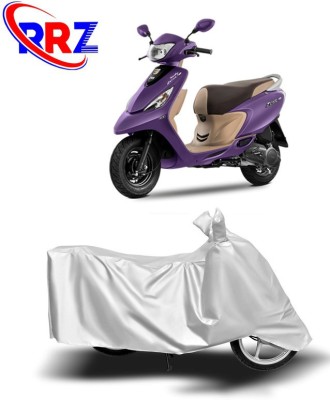 RRZ Waterproof Two Wheeler Cover for TVS(Scooty Zest 110, White)