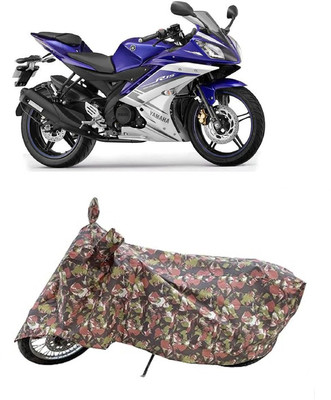 Coxtor Waterproof Two Wheeler Cover for Yamaha(YZF-R15 V2 BS6, Multicolor)