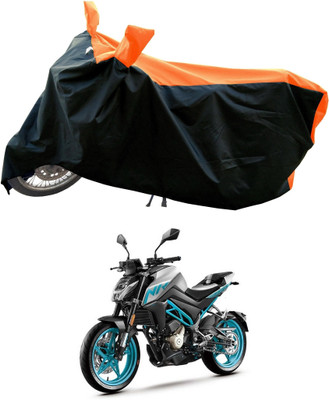 DeepShakshi AUTOMOTIVE Waterproof Two Wheeler Cover for CFMoto(650 NK BS6, Orange)