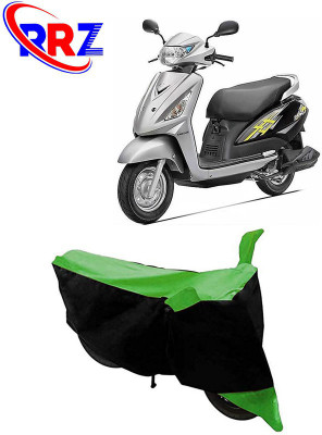 RRZ Waterproof Two Wheeler Cover for Suzuki(Swish, Black, Green)