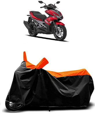 THE REAL ARV Waterproof Two Wheeler Cover for Yamaha(Aerox 155 Maxi BS6, Orange)