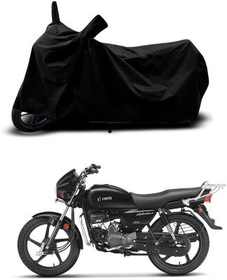 AASHTIK MART Two Wheeler Cover for Hero(Splendor Plus, Black)