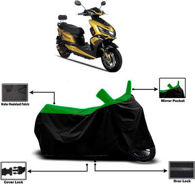 Amexride Two Wheeler Cover for Okinawa(Praise, Green)