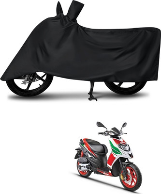 DeepShakshi AUTOMOTIVE Waterproof Two Wheeler Cover for Aprilia(SR 150, Black)