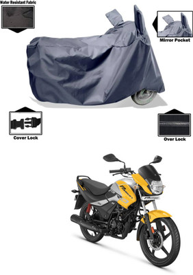 CODOKI Waterproof Two Wheeler Cover for Hero(Passion, Grey)