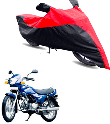 Motodreka Two Wheeler Cover for TVS(Centra, Red, Black)