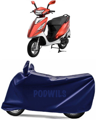 PODWILS Two Wheeler Cover for TVS(Scooty Streak, Blue)