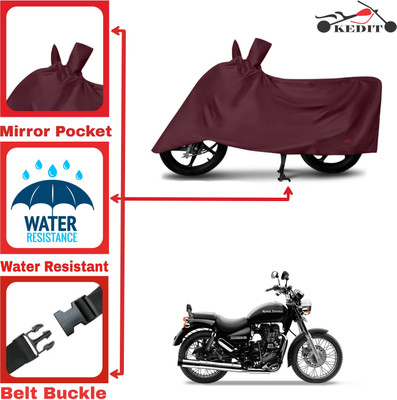 AASHTIK MART Two Wheeler Cover for Royal Enfield(Thunderbird, Maroon)