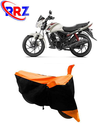RRZ Waterproof Two Wheeler Cover for Suzuki(Sling Shot Plus, Black, Orange)
