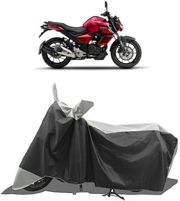 GROFATIK Two Wheeler Cover for Yamaha(FZ S FI New BS6, Grey)
