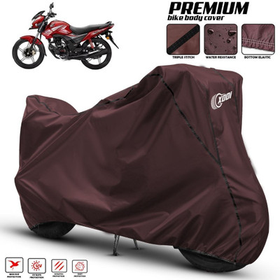 xodi Waterproof Two Wheeler Cover for Honda(CB Shine, Maroon, Black)