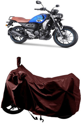 SUGASHRI Waterproof Two Wheeler Cover for Yamaha(FZ-X, Maroon)