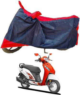 Mdstar Waterproof Two Wheeler Cover for Honda(Activa 4G, Red, Blue)