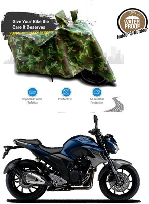 Furious3D Waterproof Two Wheeler Cover for Yamaha(FZ25, Multicolor)