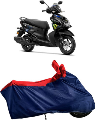 Autofly Waterproof Two Wheeler Cover for Yamaha(RayZR 125 Fi, Blue, Red)