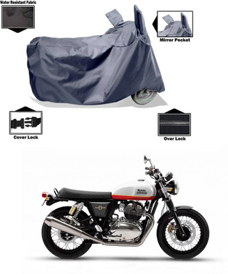 CODOKI Waterproof Two Wheeler Cover for Royal Enfield(Interceptor 650, Grey)