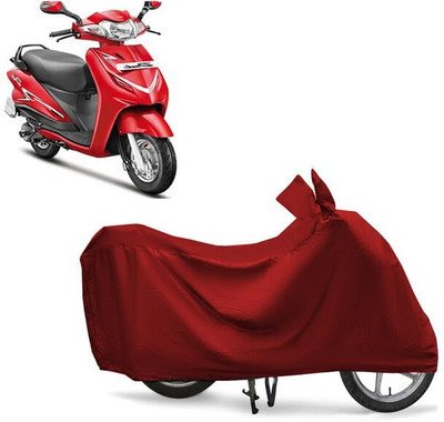 KEDIT Two Wheeler Cover for Hero(Duet VX 110CC, Maroon)