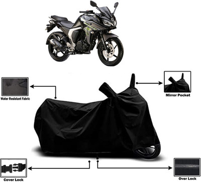Amexride Two Wheeler Cover for Yamaha(Fazer-FI BS6, Black)