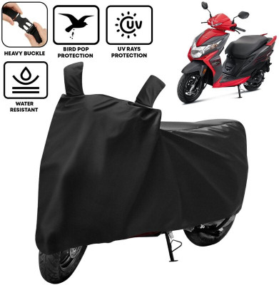 kerwa Two Wheeler Cover for Honda(Dio, Black)
