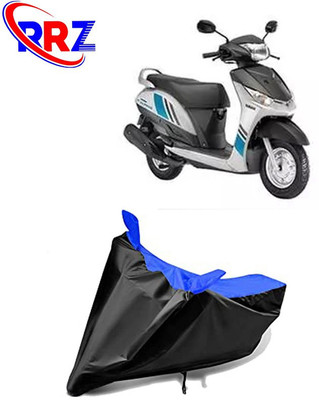 RRZ Waterproof Two Wheeler Cover for Yamaha(Alpha, Black, Blue)
