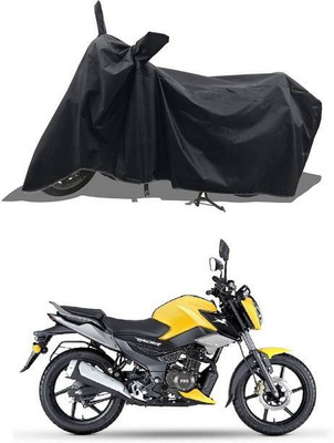 RAAMKM Waterproof Two Wheeler Cover for TVS(Raider, Black)