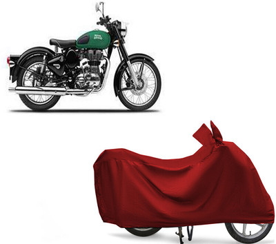 EGAL Two Wheeler Cover for Royal Enfield(Meteor BS6, Maroon)